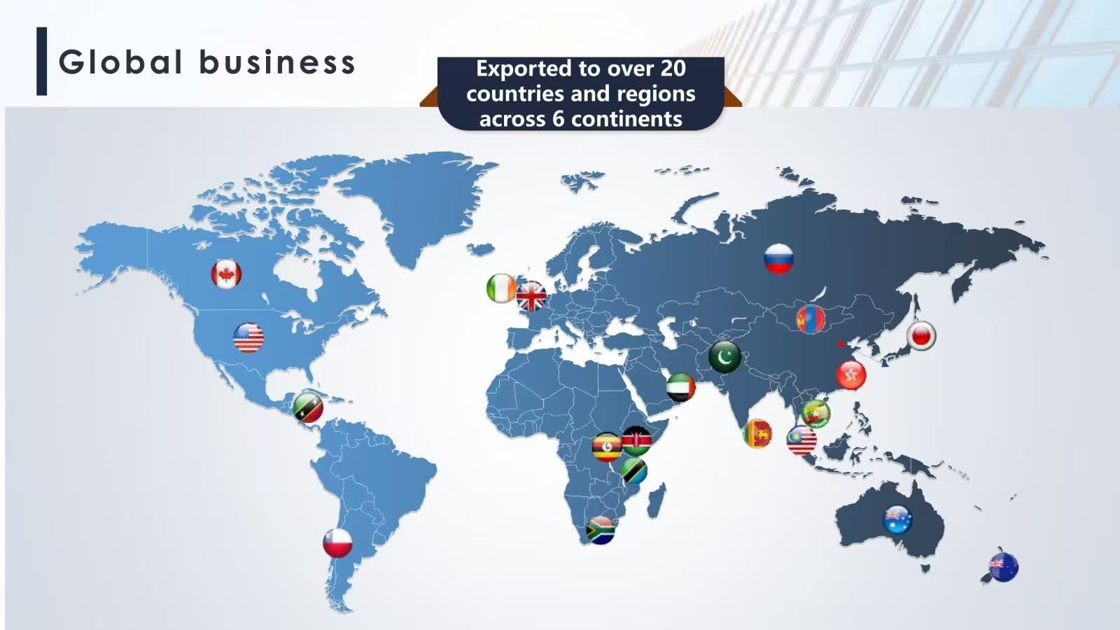 Xuangeek Car global export coverage map
